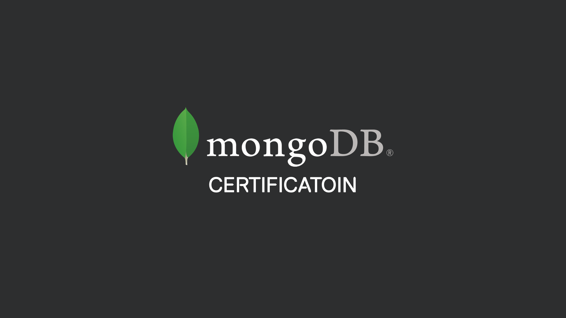  mongoDB 자격증 취득 방법