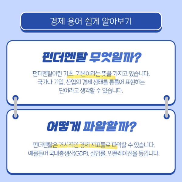  펀더멘탈 뜻 함께 알아봐요