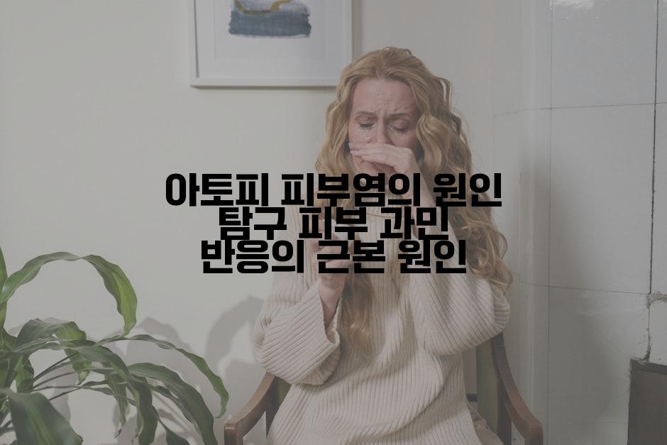 아토피 피부염의 원인 탐구 피부 과민 반응의 근본 원인