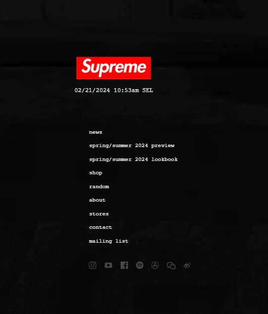 슈프림코리아 kr.supreme.com