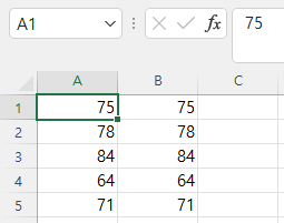 복사하여 붙여넣기 결과