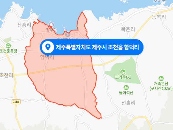  제주 조천읍 함덕리 교통사고 사망사건 (2020년 11월 6일 사건 발생)