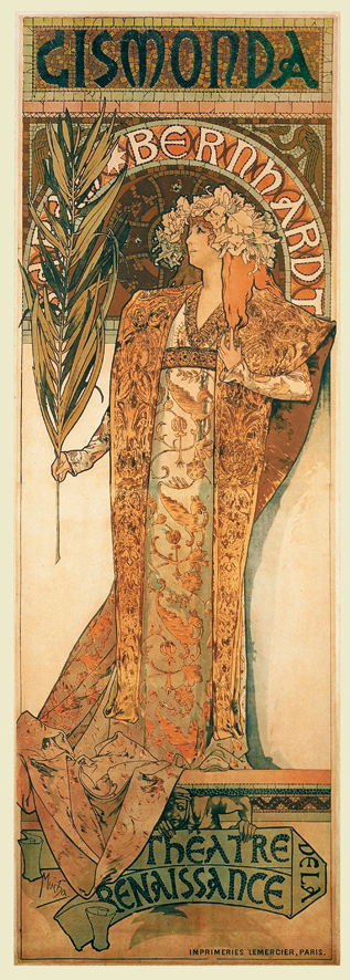 &lt;지스몽다&gt; (1894-5) &#44; Mucha