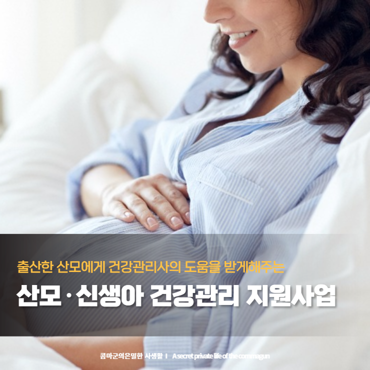 출산한 산모에게 건강관리사의 도움을 받게해주는 산모·신생아 건강관리 지원사업