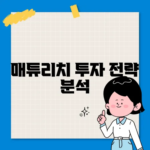 매튜리치 투자 전략 분석