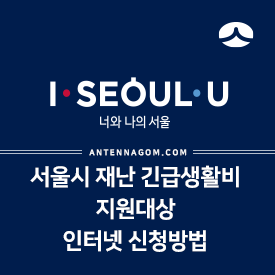  서울시 재난 긴급생활비 지원대상과 인터넷 신청방법