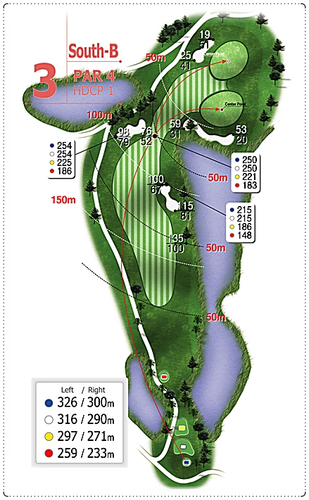 무안CC 남 B 코스 3번 홀