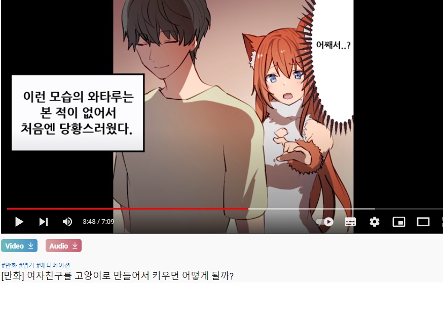  (만화)여자친구를 고양이로 만들어서 키우면 어떻게 될까?