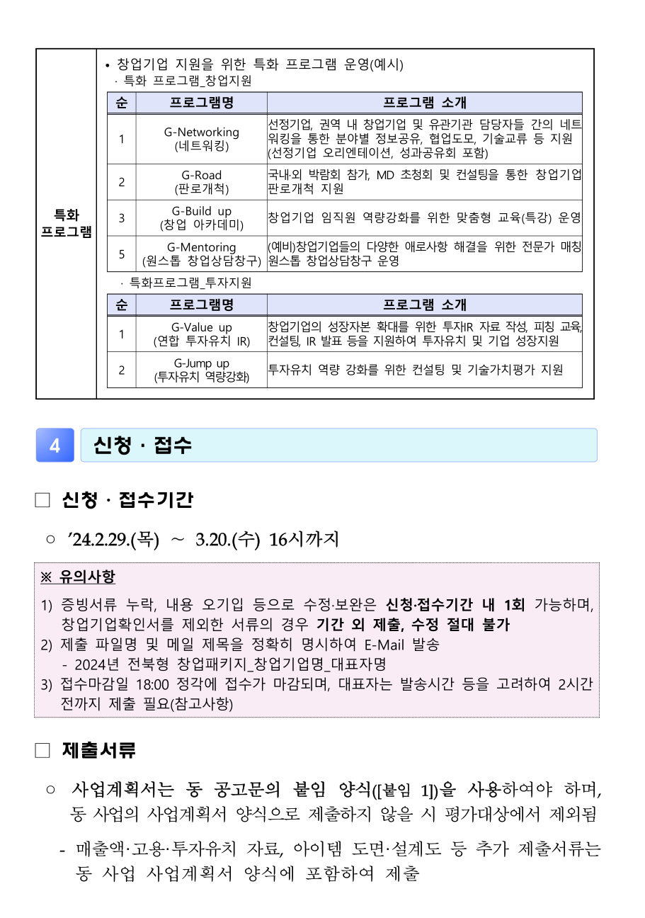 창업기업지원