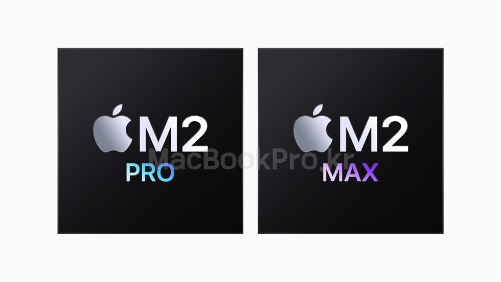 m2 pro & max 맥북 프로 칩셋 2023년 발표