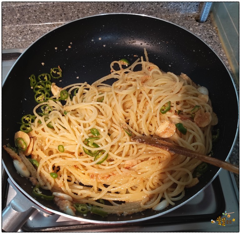 명란 파스타 명란파스타 만들기-명란오일파스타 10