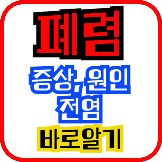 폐렴증상