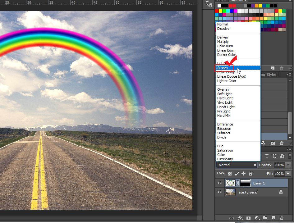 포토샵 스크린모드