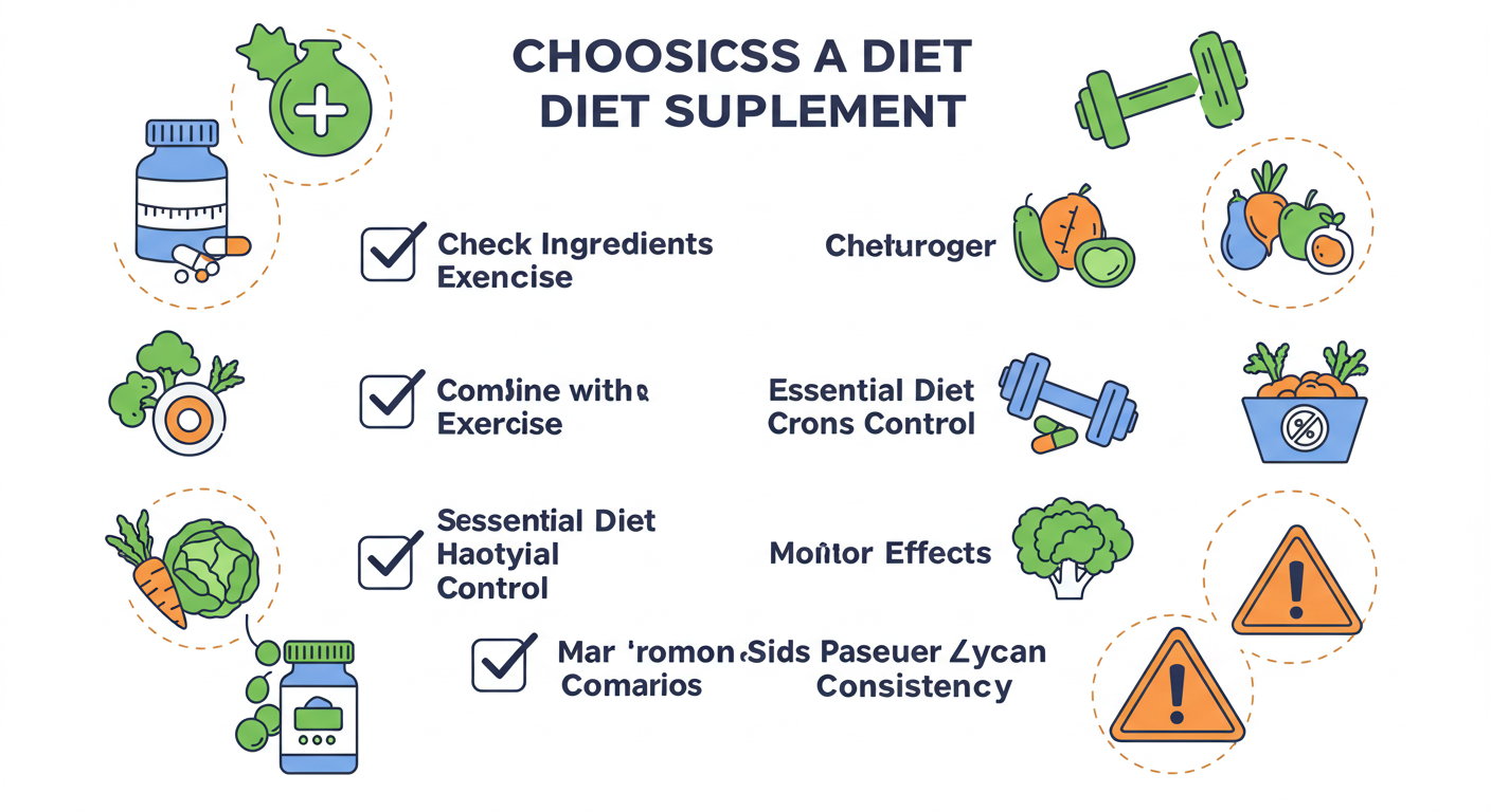 다이어트 보조제 선택 시 주의할 점