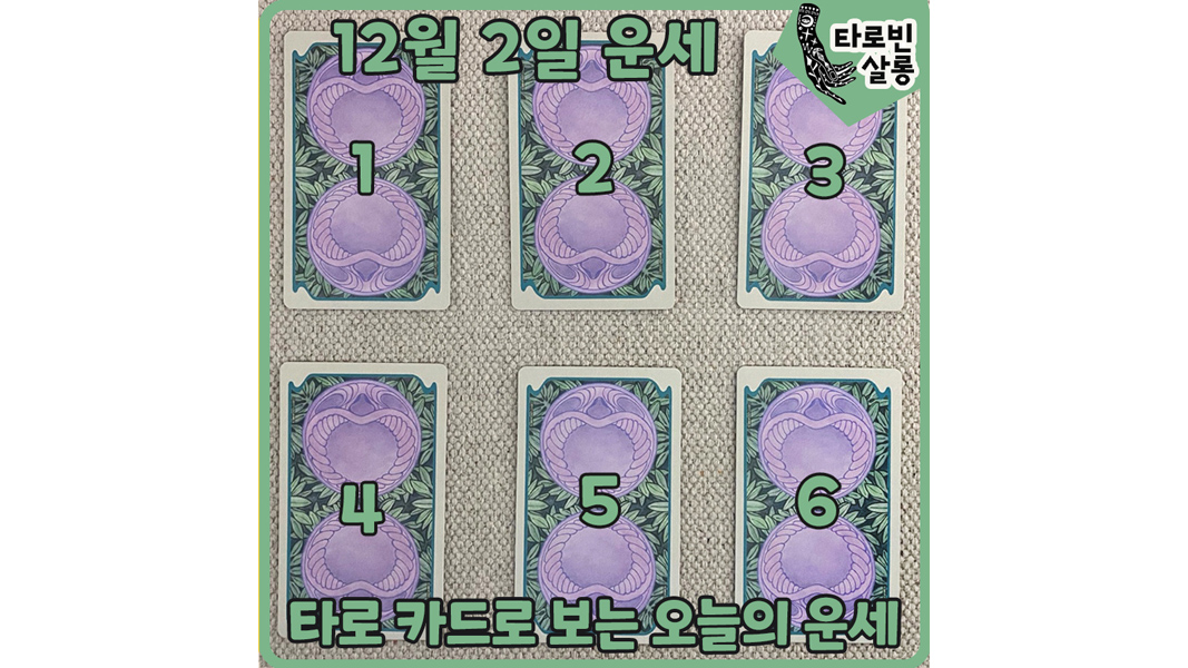  [12월 2일 운세] 타로 카드로 보는 365일 운세