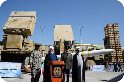 이란에서 개발한 Bavar-373 장거리 지대공 미사일 시스템