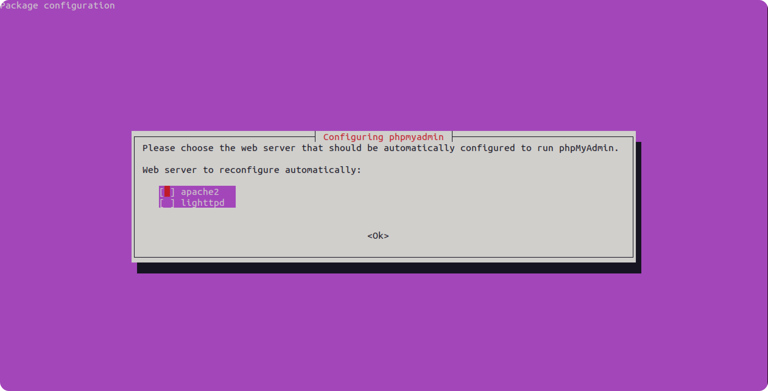 (Linux) php my admin 설치 2