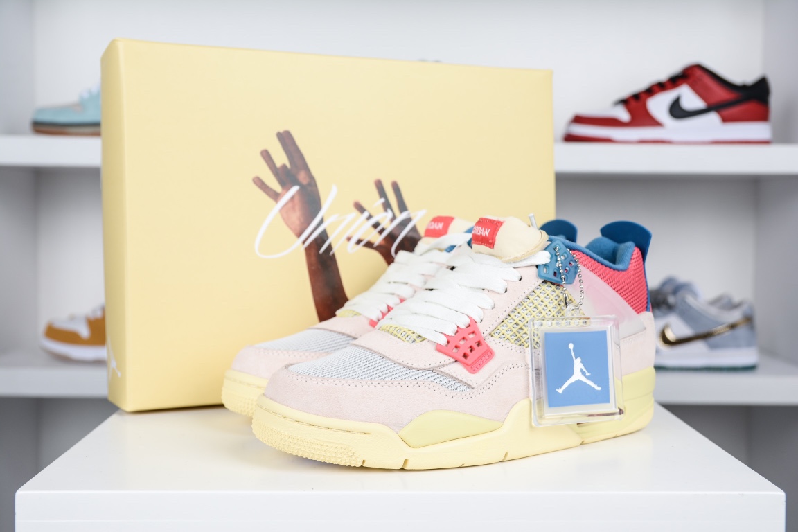  [NIKE x UNION] G 나이키 X 유니온 에어조던4 구아바 아이스 DC9533-800