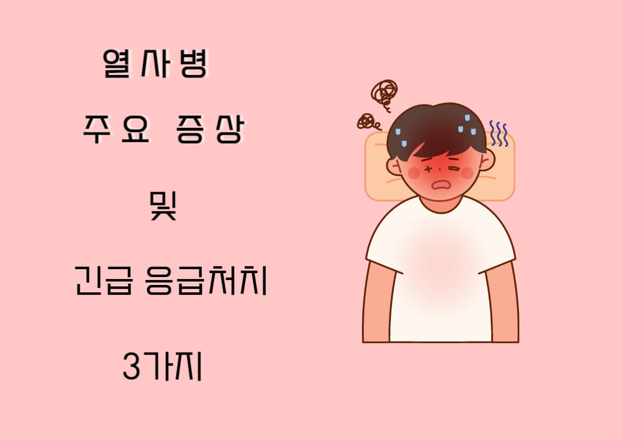 열사병 주요 증상 및 긴급 응급처치