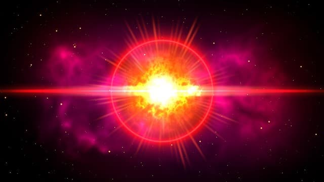 지구에서 보이는 초신성 폭발 (Supernova Explosion)