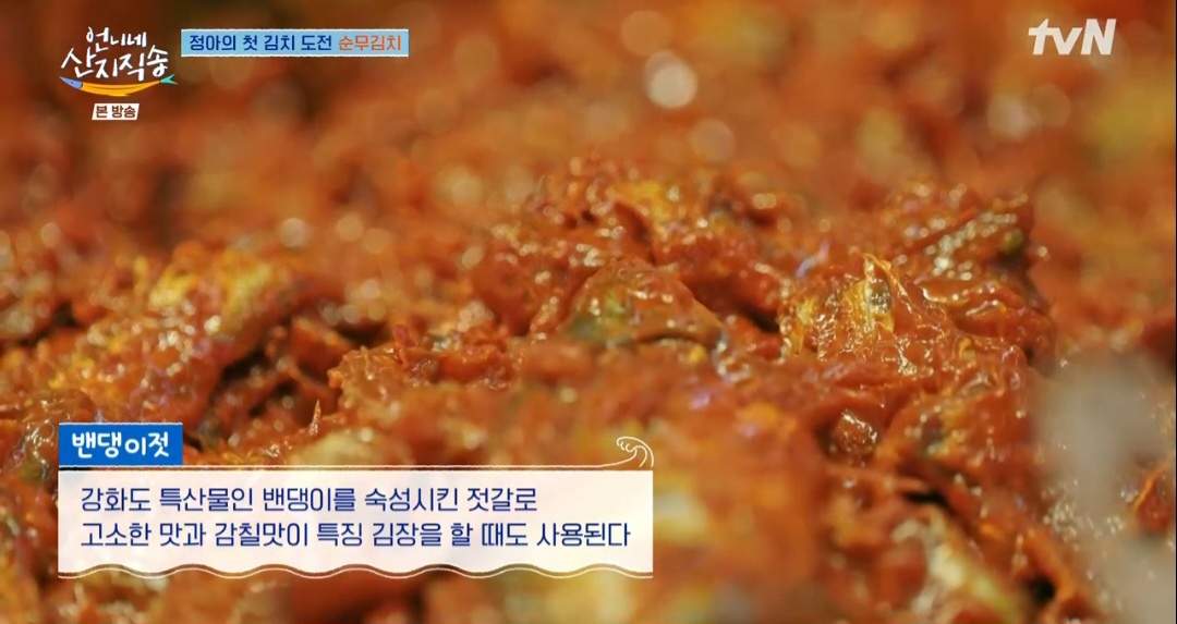 언니네산지직송 염정아 순무김치 레시피