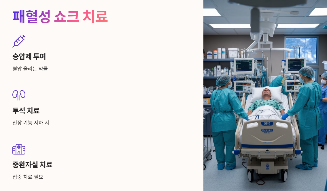 패혈성 쇼크 치료