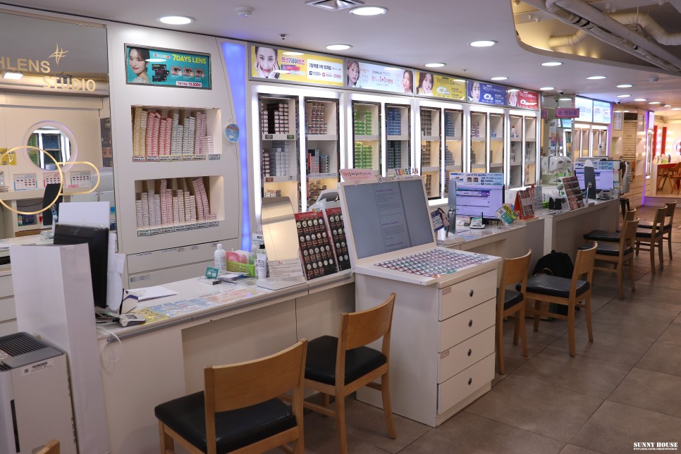 다비치 블루라이트차단 맞추러 방문한 23