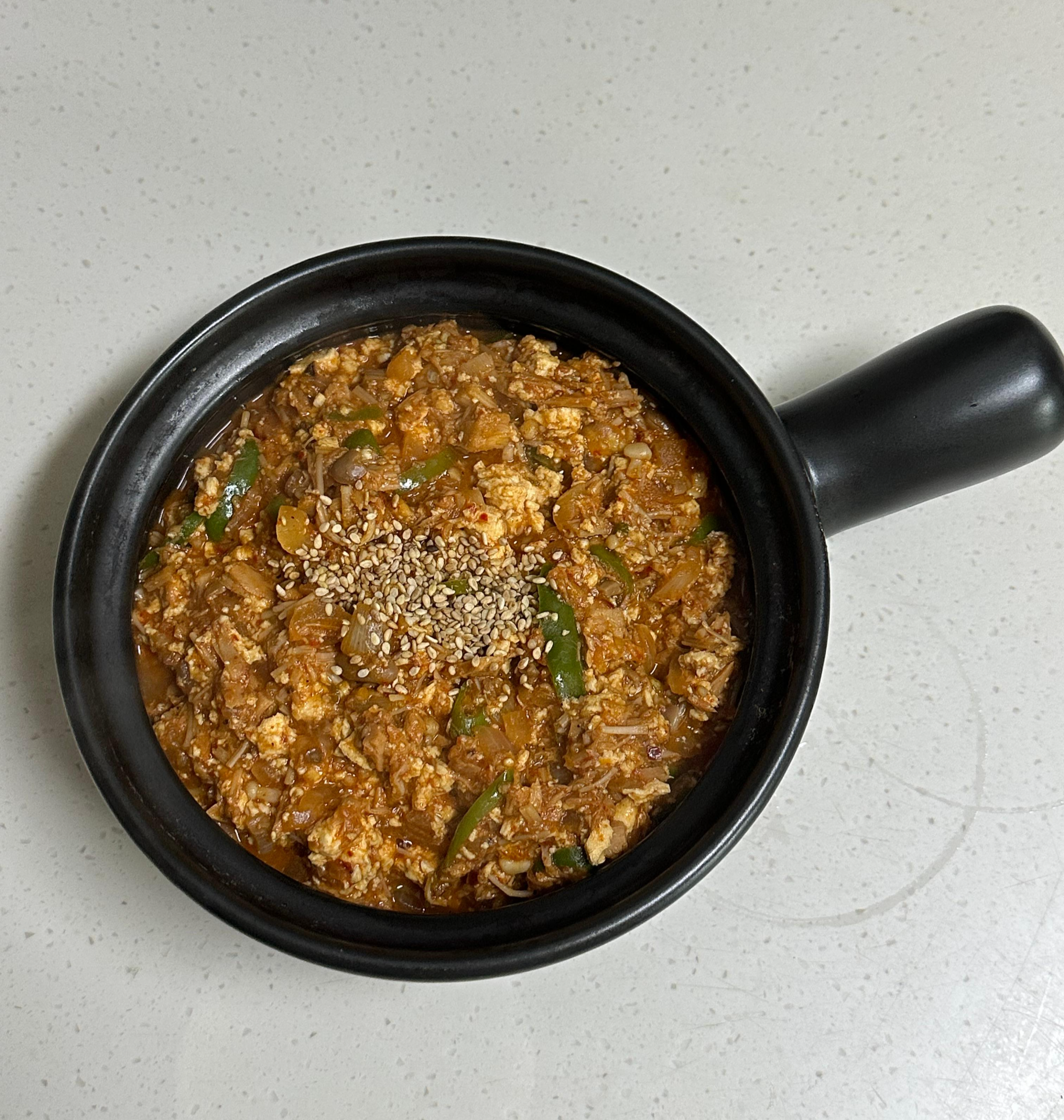저칼로리 고단백 식단, 다이어트용 참치쌈장 요리 완성