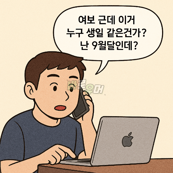 누군가의 생일같았던 아내 맥북 비번.. 진짜 소름 돋네요;; 4