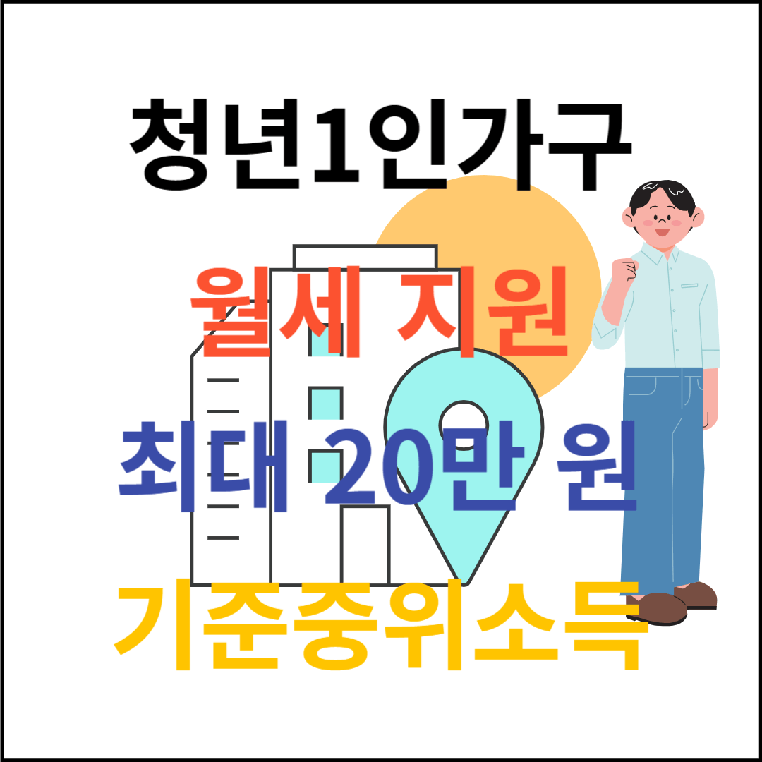 청년1인각구 월세지원