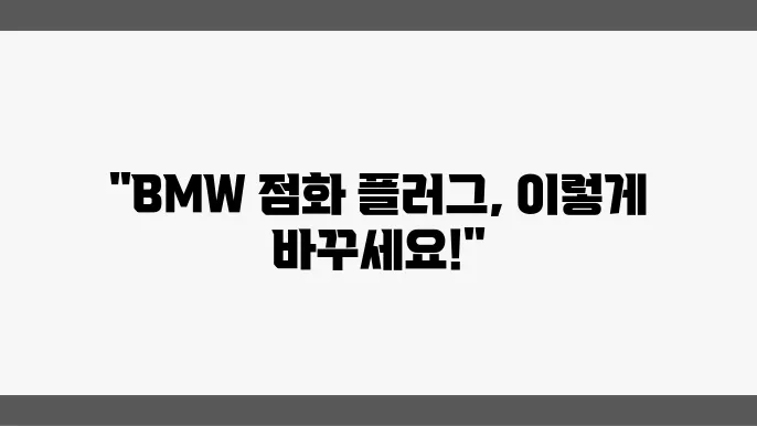 BMW 점화 플러그 교체 시 유의사항: 전문가의 팁