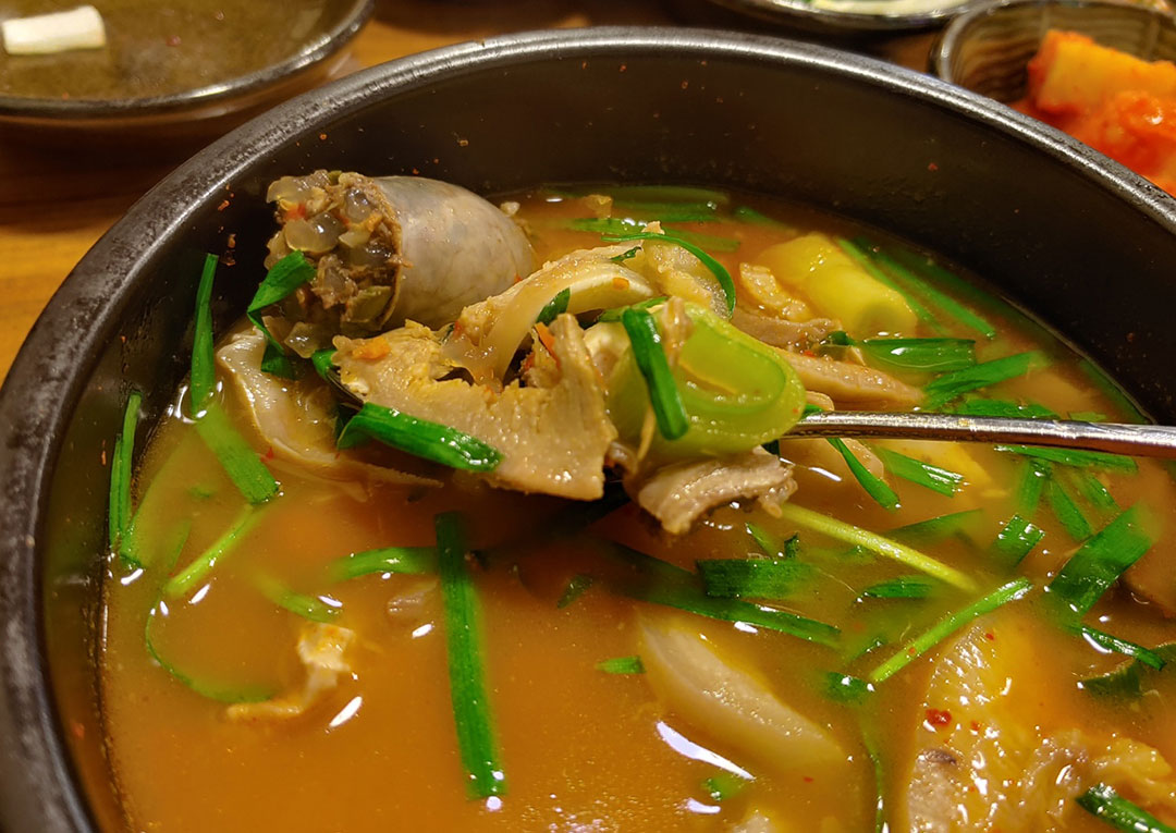 농민백암왕순대 순대국