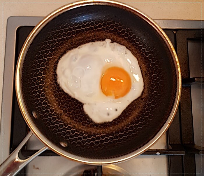 반숙으로 굽기