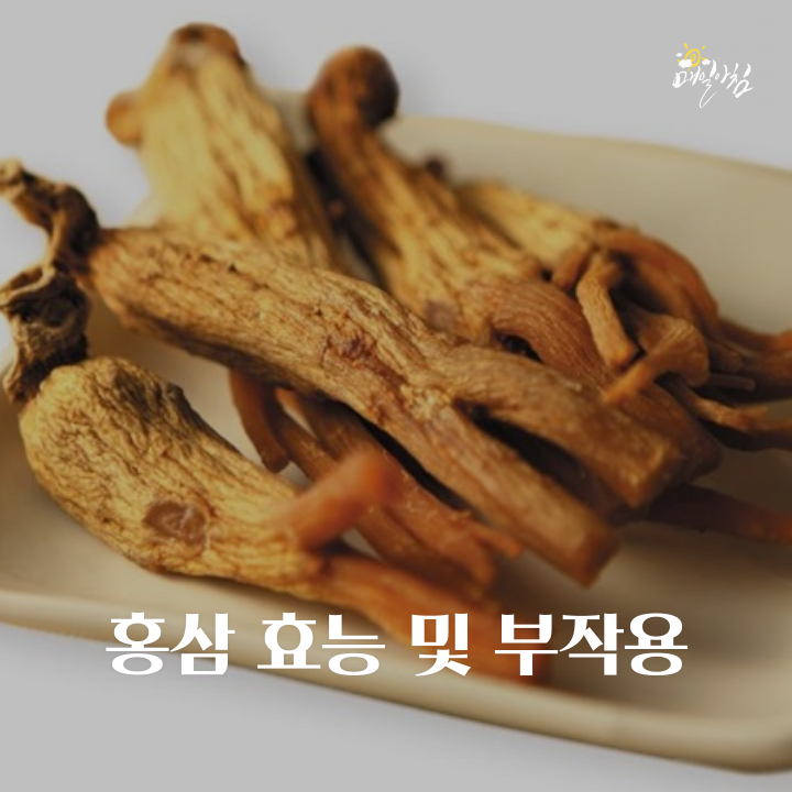  [매일아침좋은글] 홍삼 효능 및  부작용 알고먹는 최고의 건강식품