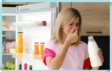 만료 된 우유를 사용하십시오.