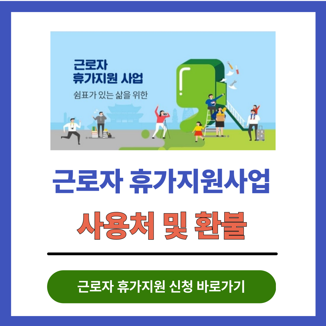 근로자 휴가지원사업 환불