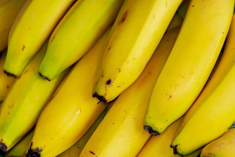 바나나여러개를확대한모습