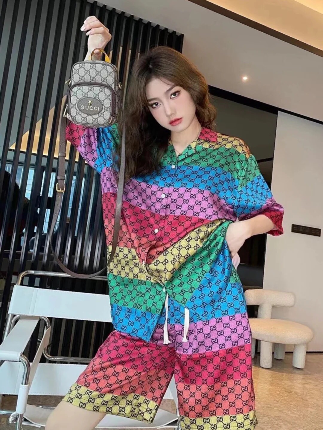  [OFF WHITE] 오프화이트 스프레이 마커 반팔 티셔츠 (2 COLOR)