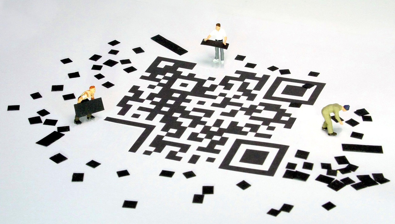 QR 코드 피규어 사진