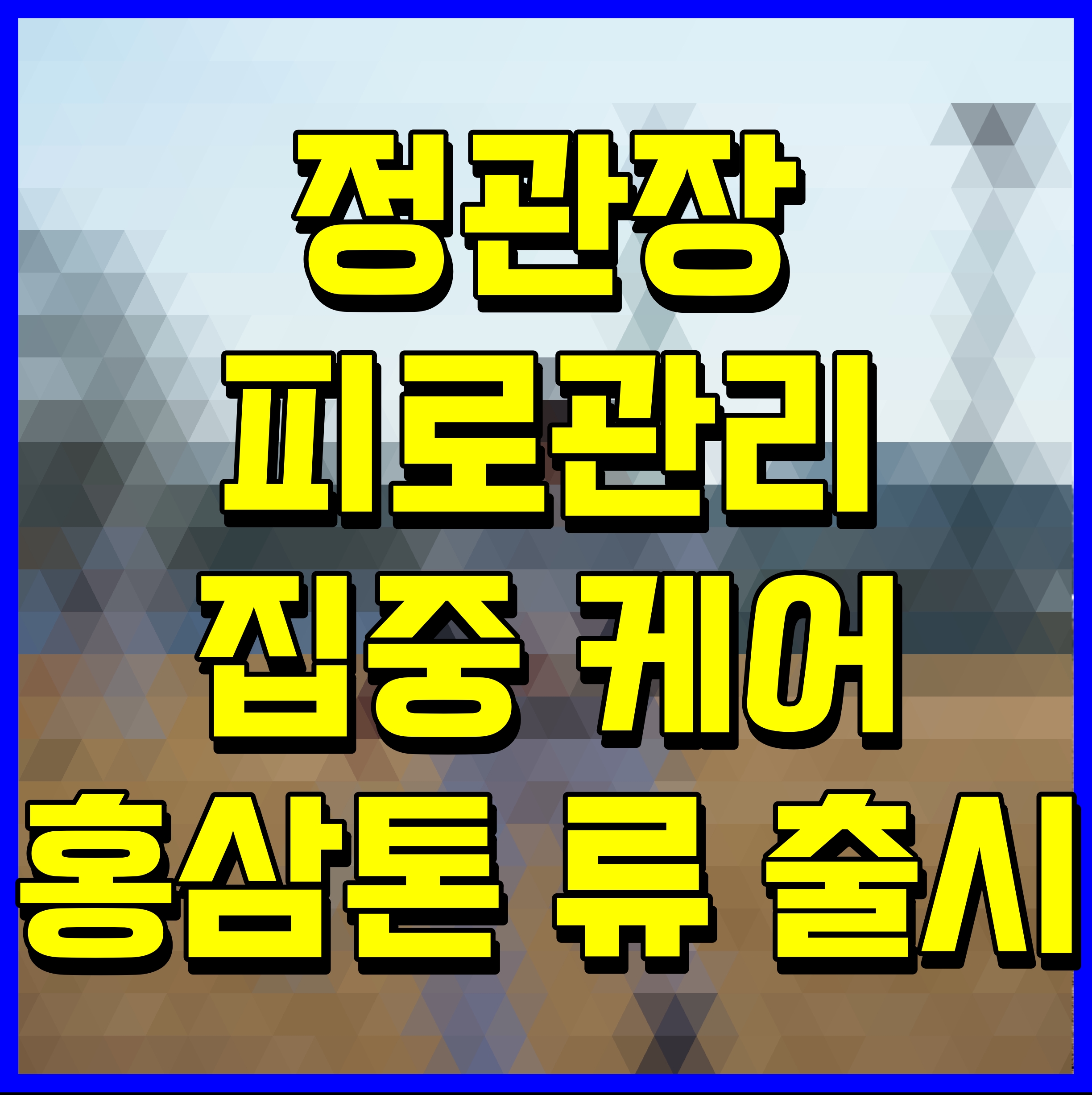  정관장 피로관리 집중 케어 홍삼톤 류 출시