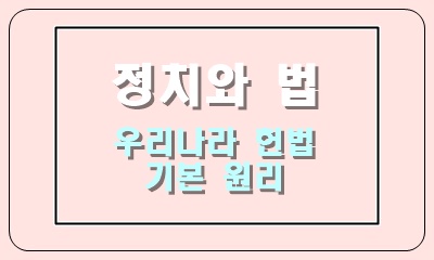  우리나라 헌법의 기본 원리