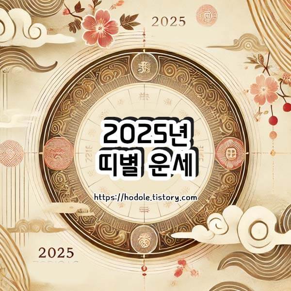 2025년 띠별 운세