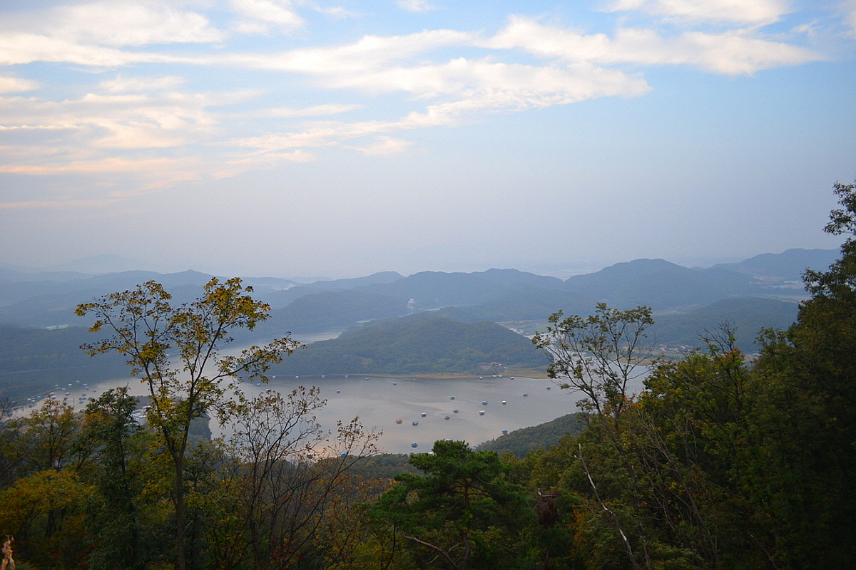 진천 한반도지형 전망공원