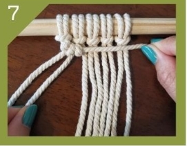 마크라메 기본매듭