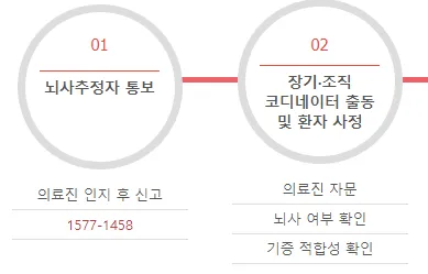 뇌사판정장기기증