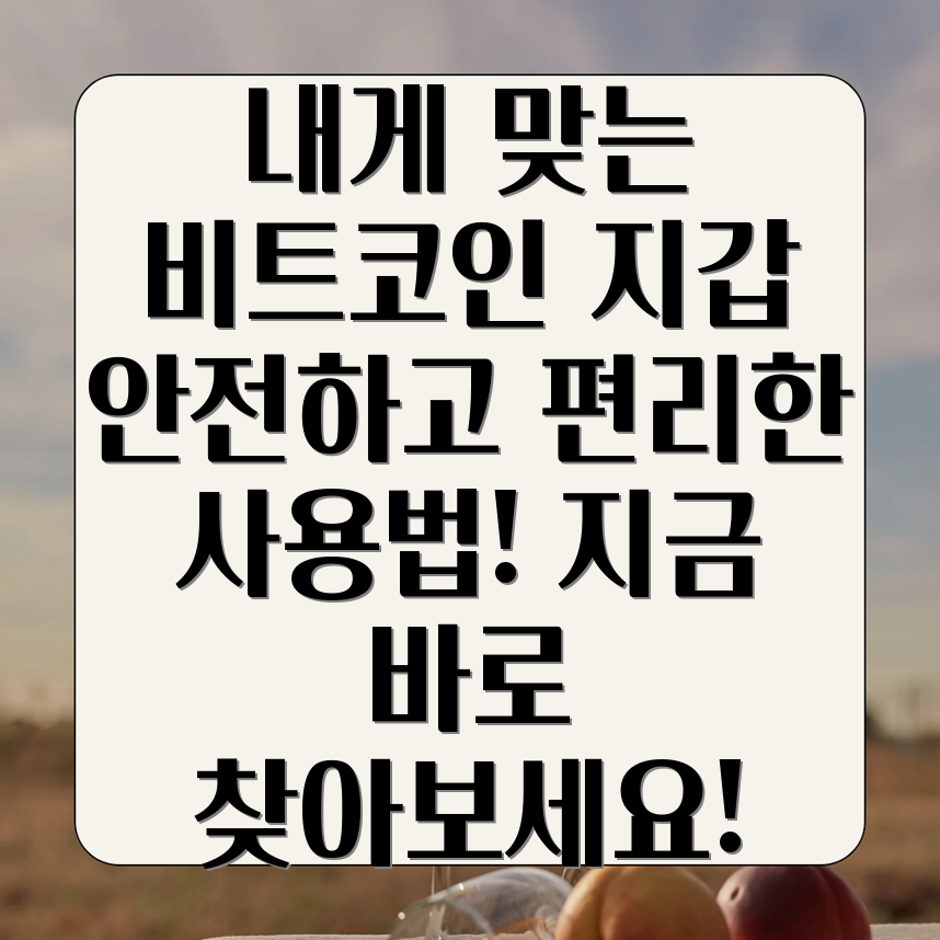 비트코인 지갑 선택