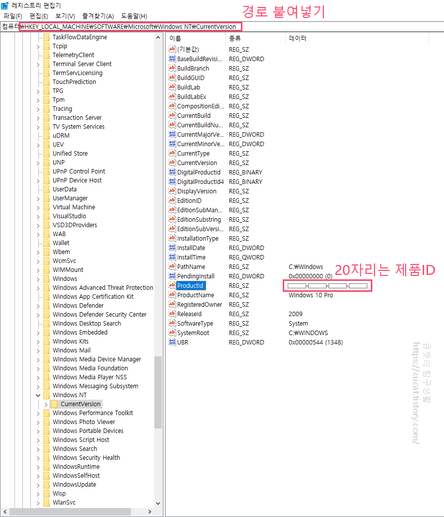 6 레지스트리 명령어 입력
