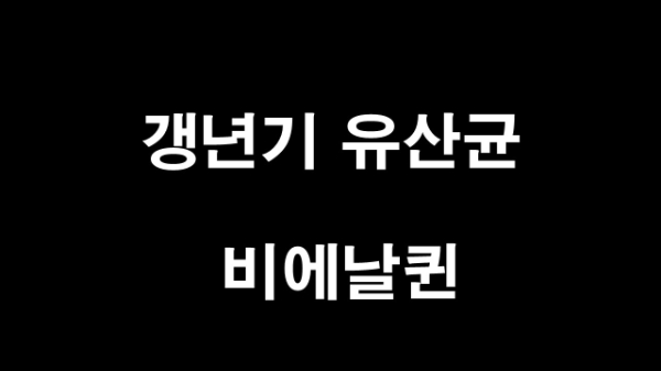  갱년기 유산균 비에날퀸 추천으로 건강을 챙기자