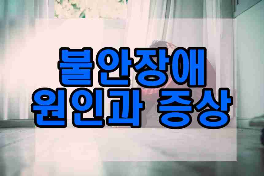  불안장애의 증상 및 치료법