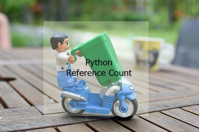 python reference count